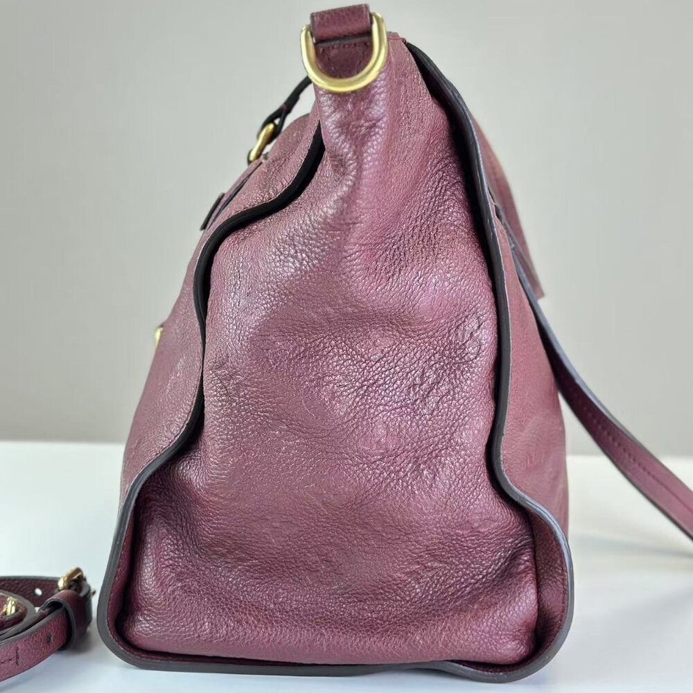 Louis Vuitton Burgundy Empreinte Leather Shoulder Bag Crossbody - Picture 4 of 8